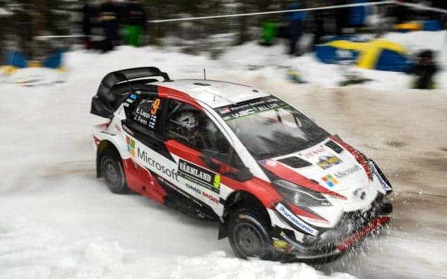 WRCスウェーデン：ヤリスWRCは全3台がデイ2を走破、出走順がタイムに影響