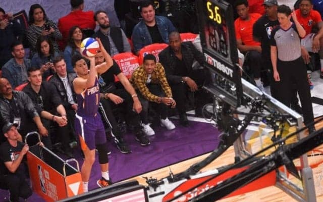 興奮のサタデー・ナイト、ブッカーが史上最多28得点で3ポイントコンテストを制す