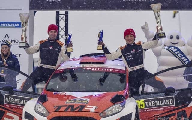 【WRC 第2戦】トヨタ育成選手の勝田貴元がクラス優勝…“本隊”は総合4位が最高、ヒュンダイがスウェーデンを制す