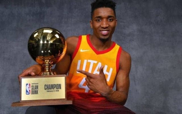 ビンス・カーター360°を再現しダンク王者に輝いたドノバン・ミッチェル「子供の頃から出場するつもりだった」