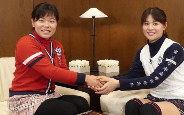 まずはプロ1勝！ジュニア時代からの仲良しがプロ同期に・勝みなみと新垣比菜のラウンジトーク