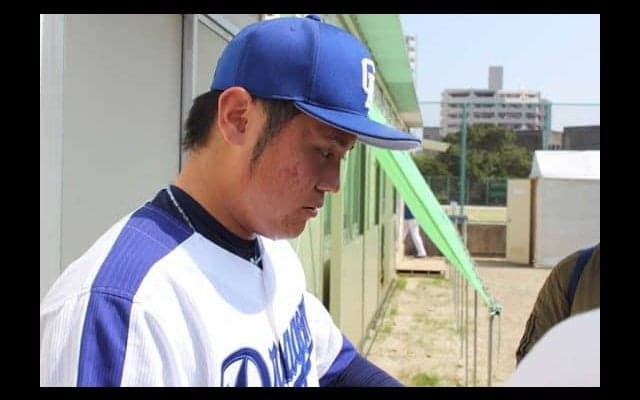 中日ドラ1鈴木が松坂と初キャッチボール　「優しかったです」