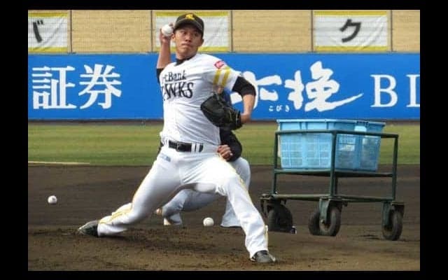 首痛のホークス岩嵜が打撃投手に初登板　明石、今宮に計36球「凄く良い」