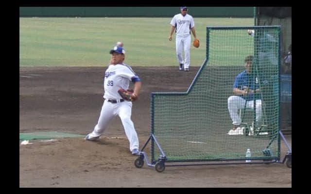 中日・松坂、333日ぶり打者と対戦　変化球は「ゲームに入っても問題ない」