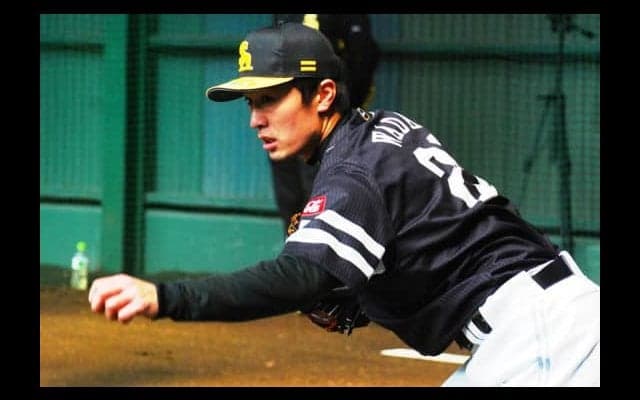 左肩違和感のホークス和田、本格的な投球練習再開「肩、肘は何ともない」