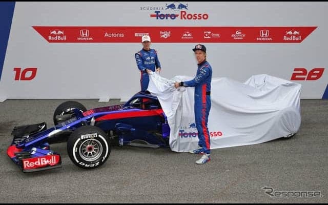 【F1】トロロッソ・ホンダ、2018年マシン「STR13」を正式公開