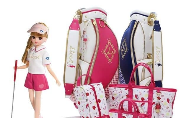 リカちゃんの大人向けブランド「LiccA」デザインのゴルフグッズが登場