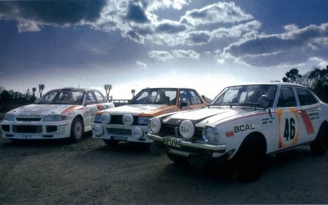メガウェブで『三菱ラリー車 特別展示』 3台のランサーを展示