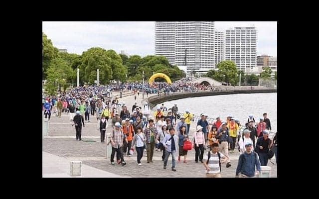上村愛子と横浜の名所を歩くチャリティーイベント「WFPウォーク・ザ・ワールド」開催