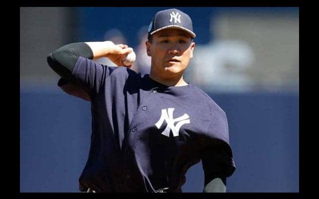 【MLB】田中将大、オープン戦2度目先発は1発含む4回4安打6奪三振2失点