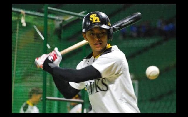 ホークス今宮、OP戦1号は先頭弾　開幕へ「1番打者としてアピールしたい」