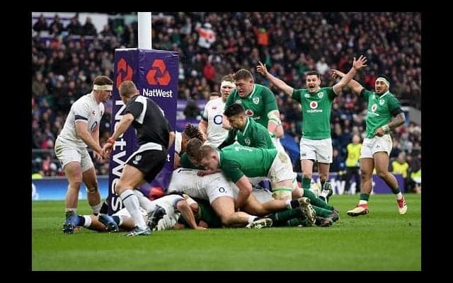  グランドスラム達成。アイルランド、トゥイッケナムでイングランドに勝つ。 