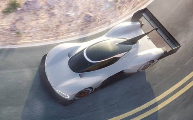 フォルクスワーゲン、電気自動車のプロトタイプレーシングカー、I.D. Rパイクスピークを発表
