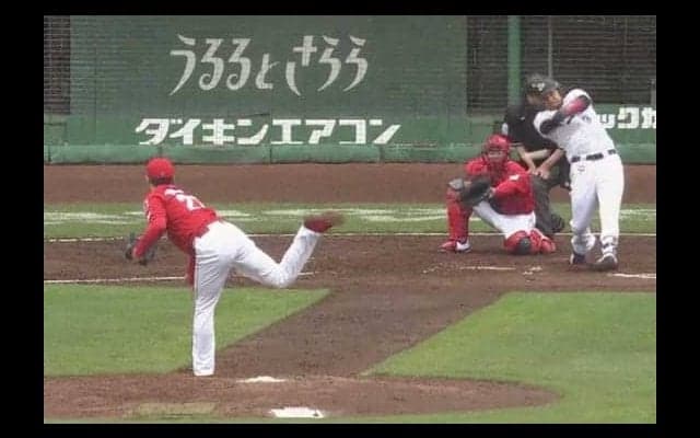 広島、薮田が制球乱れ4回途中降板　4回に3連続を含む1イニング4四球