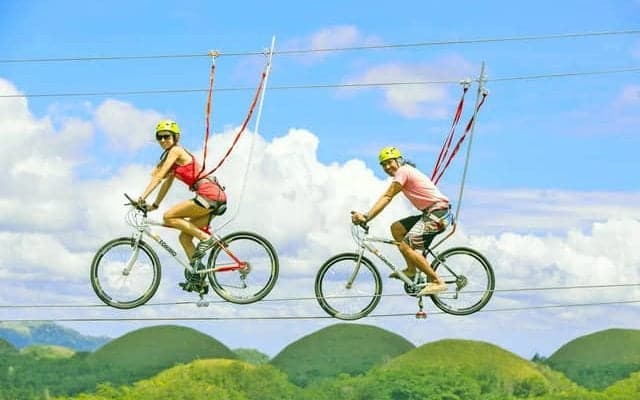 空中自転車綱渡りなどが楽しめるアドベンチャー施設、栂池高原スキー場に今夏オープン