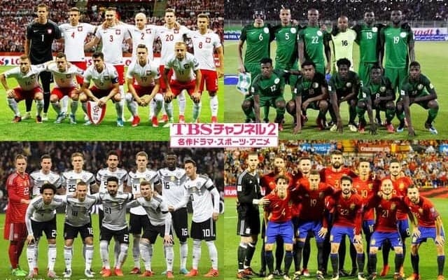 サッカー「ポーランドvsナイジェリア」「ドイツvsスペイン」をTBSチャンネル2が放送