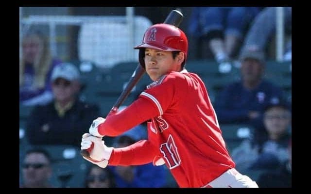 【MLB】大谷翔平、16打席ぶり快音＆左腕からOP戦初安打！　4打数1安打で打率.107
