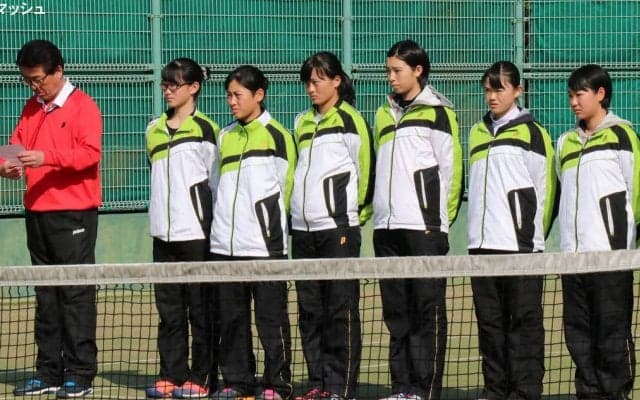 部員7人中1年生が6人の城南学園【第40回全国選抜高校テニス大会】