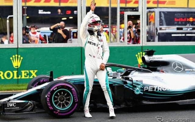 【F1 オーストラリアGP】ルイス・ハミルトンが通算73回目のポールポジション
