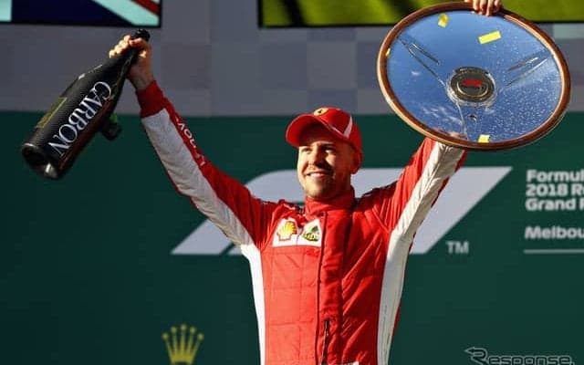 【F1 オーストラリアGP】セバスチャン・ベッテルが昨年に引き続き逆転で優勝