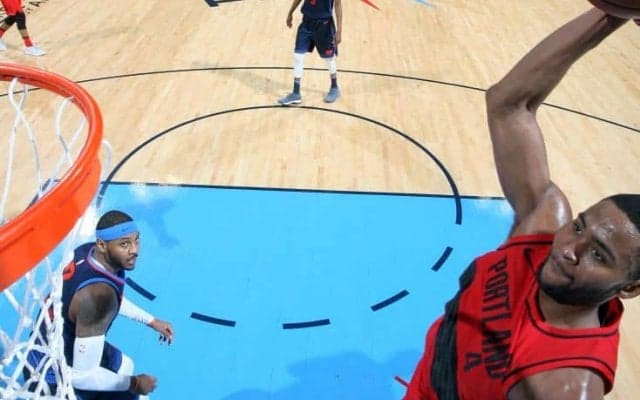 3位ブレイザーズに敗れたサンダー、カーメロ・アンソニー「順位を気にせずやる」