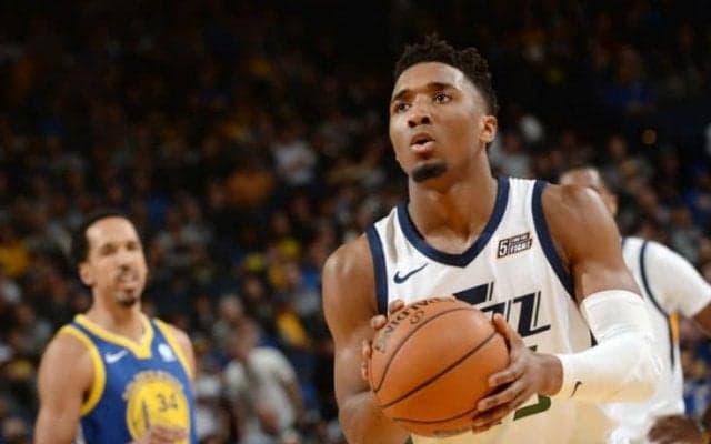 ジャズ新人ドノバン・ミッチェル、3ポイントシュート成功数でカリーの1年目抜く