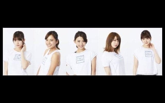 「東京ガールズコレクション」出演モデルで構成の「TOKYO GIRLS RUN」。七海、村田倫子、アンジェラ芽衣、坪井ミサト、佐野千晃が加入