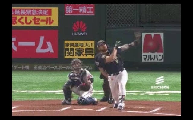オリックス、ロメロ自画自賛の勝ち越し2ラン　「打った瞬間だね」