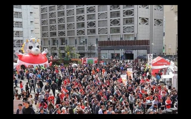  正面広場エリアの定点観測。チーフス戦の光と影。 