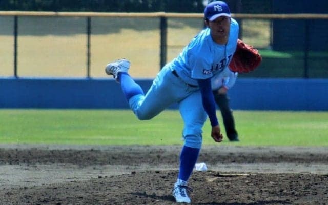 ドラフト上位候補・松本航（日体大）が7回10K好発進！NPB11球団スカウトが視察【首都大学野球】