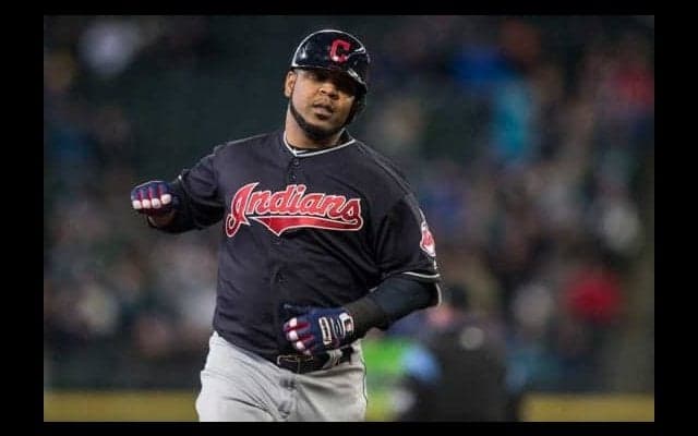 【MLB】春の珍事!?　インディアンス主砲が104キロ巨体揺らしてランニング本塁打