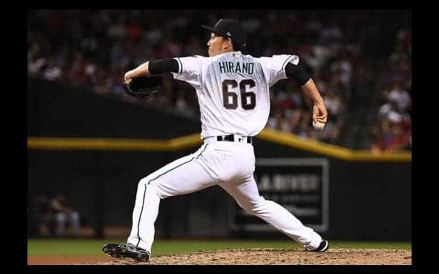 【MLB】平野佳寿が1回無安打無失点の好投！　ドジャース戦で3人斬り