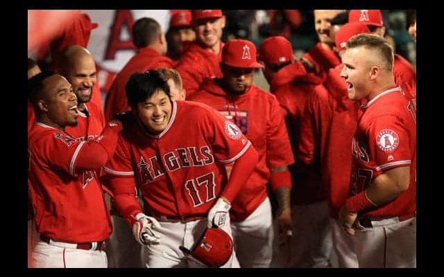 【MLB】早くも大谷とアベック弾　トラウトが二刀流右腕絶賛「彼の才能は信じられない」