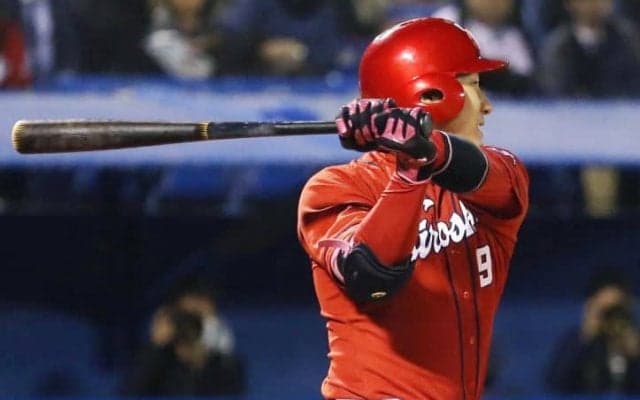 開幕6試合で早くも3本目！広島東洋・丸が先制3ラン！