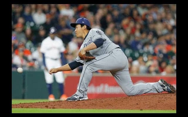 【MLB】牧田和久が8回に緊急登板　世界一軍団を無失点　アルトゥーベ空振り三振