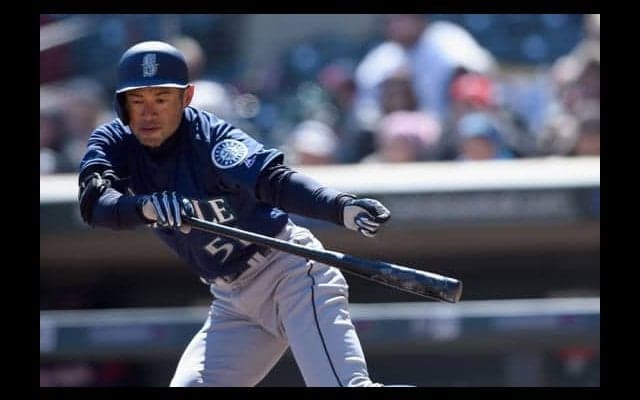 【MLB】イチロー2戦連続ヒット＆今季2度目マルチ！　通算3085安打、マリナーズ大勝