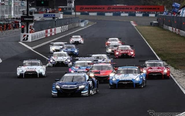 【SUPER GT 第1戦】塚越&小暮のNSXがポール・トゥ・ウイン…GT500クラスは決勝もホンダ1-2、山本＆バトンが2位に