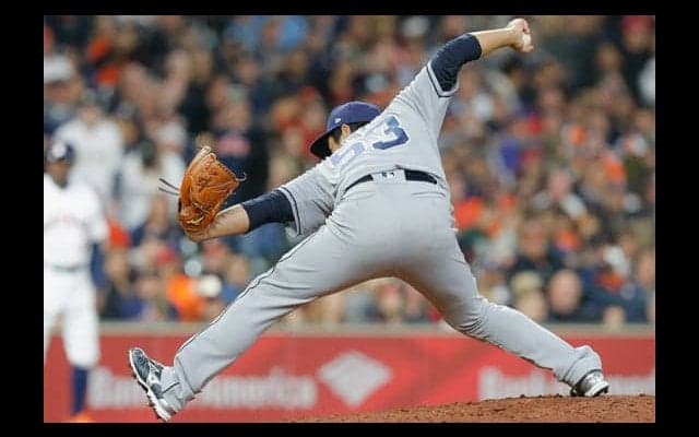 【MLB】牧田和久が世界一軍団MVPを斬った1球に米メディア唖然「重力に逆らう投球」