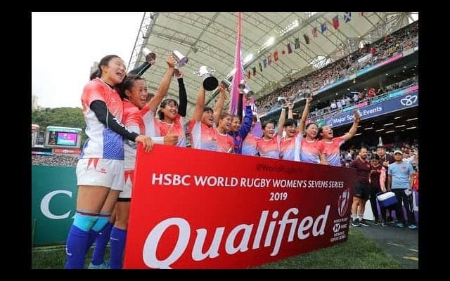  女子コアチーム昇格大会でセブンズ中国代表優勝。来年はワールドシリーズへ。 