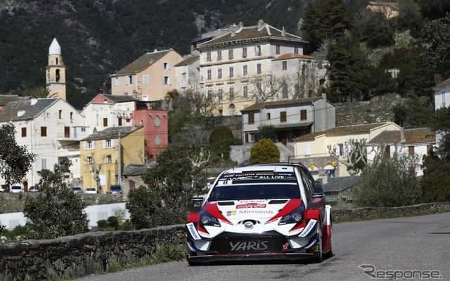 【WRC 第4戦】ツール・ド・コルスでトヨタ・ヤリスのタナクが2位に…優勝はフィエスタ操る王者オジェ、これで今季4戦3勝