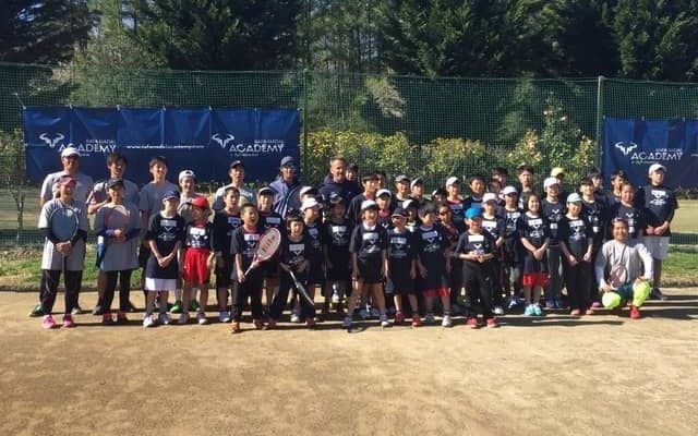 ナダルのテニスアカデミー、日本でジュニア選手向けのクリニック開催