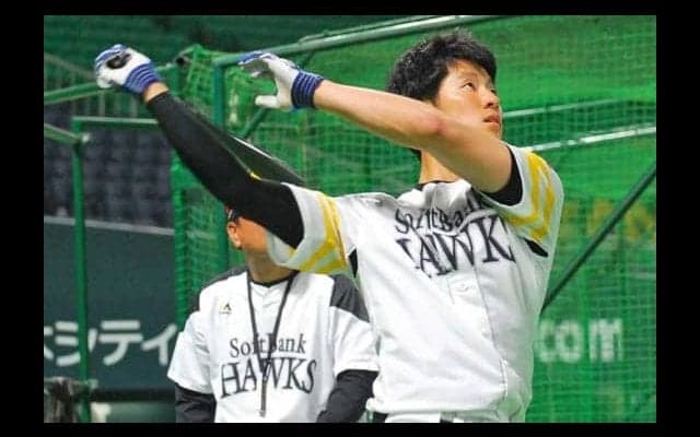 ホークス上林、今季初2番で口火　「打て」のサインに「返すだけだな」