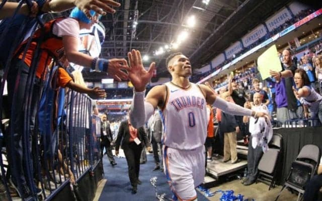 ウェストブルックが最終戦でノルマ超え、前人未到の連続平均トリプル・ダブル達成