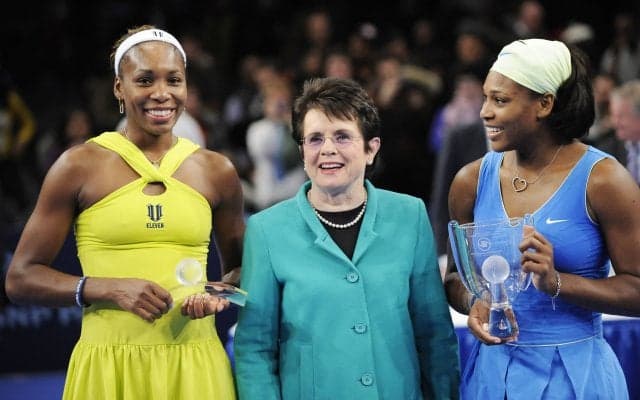 ビーナスとセレナが賞金の平等を推進するビリー・ジーン・キング・リーダーシップ・イニシアティブに参画