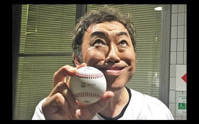 雨天中止で即席モノマネショーのコロッケさん「3年目の復興の始球式」
