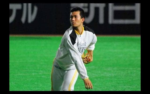 抹消中のホークス千賀、工藤監督の前でキャッチボール「前に進めている」