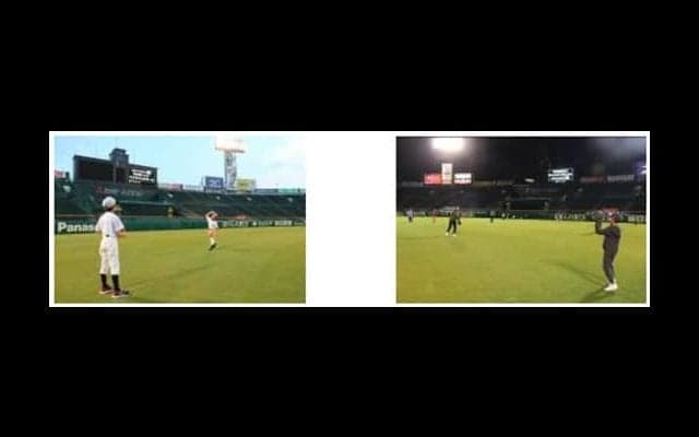 甲子園の天然芝生エリアでキャッチボールができる特別イベント開催…甲子園歴史館