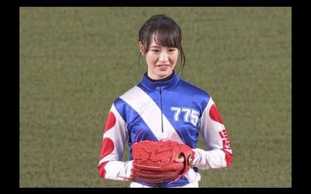 ロッテ、始球式に藤田菜七子がリベンジ登板　ノーバンならず「悔しいです」