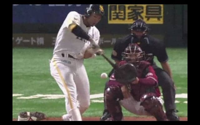 3戦連発のホークス柳田　“松田イジリ”忘れず「僕はテラスには入れないんで」