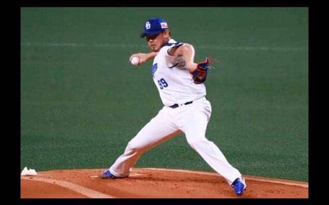 中日・松坂大輔7回123球、4安打2失点の熱投！　援護なく、白星は逃す